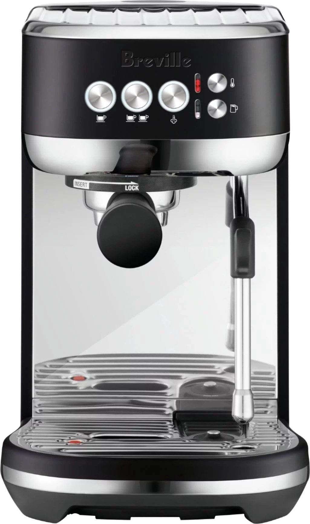 Breville The Bambino Plus Espresso Machine, Black Truffle-BES500BTR1BUS1 image 0