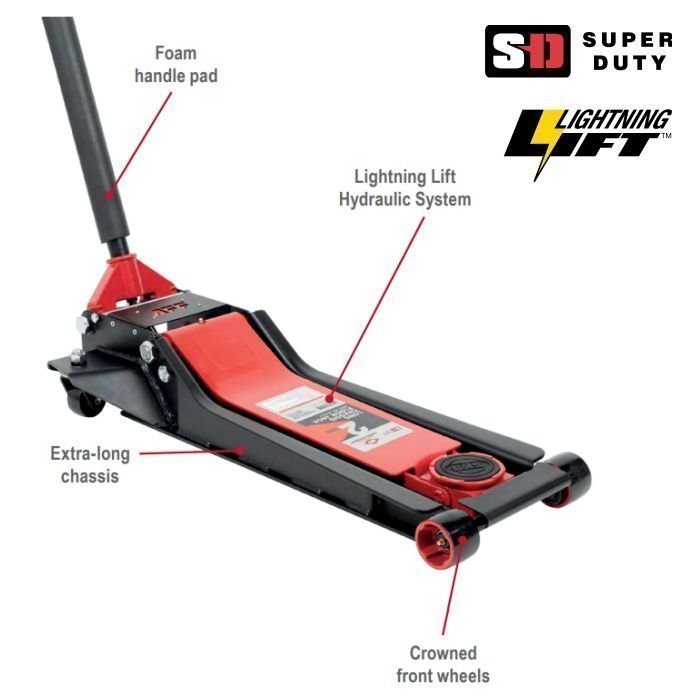 AFF Long Chassis 2-Ton Floor Jack image 1
