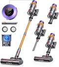 Cordless Vacuum Cleaner, 550W 45KPA 60 Mins Runtime Self-Standing Vacuum image 0
