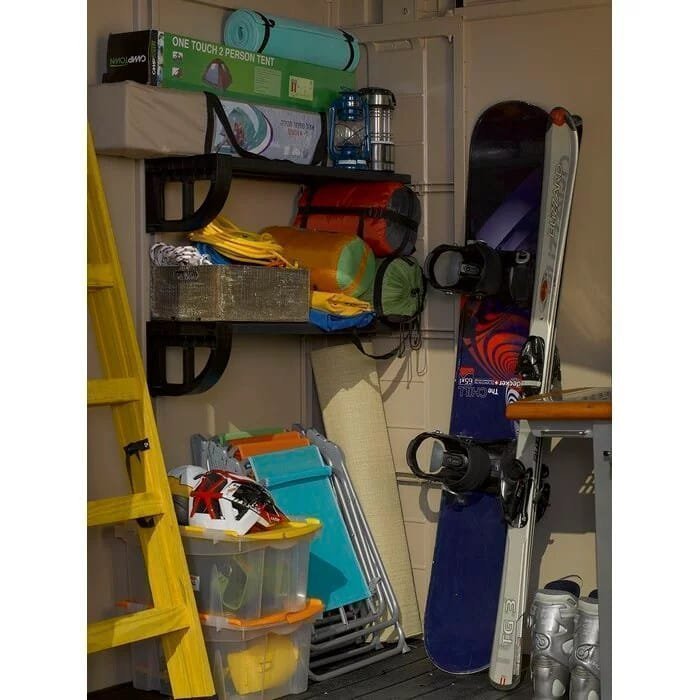 Factor 8 ft. W x 6 ft. D Plastic Storage Shed image 6