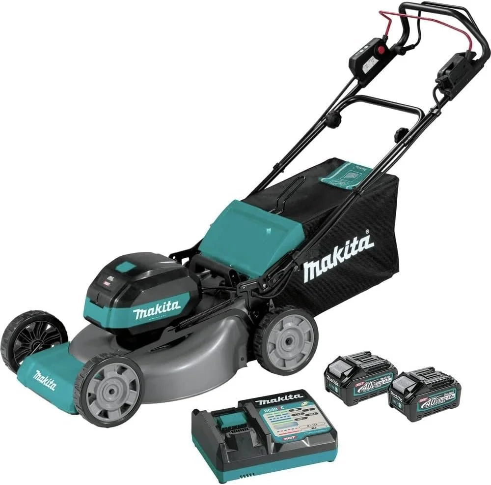 Makita 40V max XGT Brushless 21″ Self‐Propelled Commercials Lawn Mowers Kit GML01PL image 7