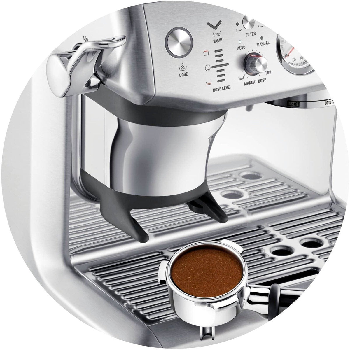 Breville – the Barista Express Impress Espresso Machine – Brushed Stainless Steel image 3