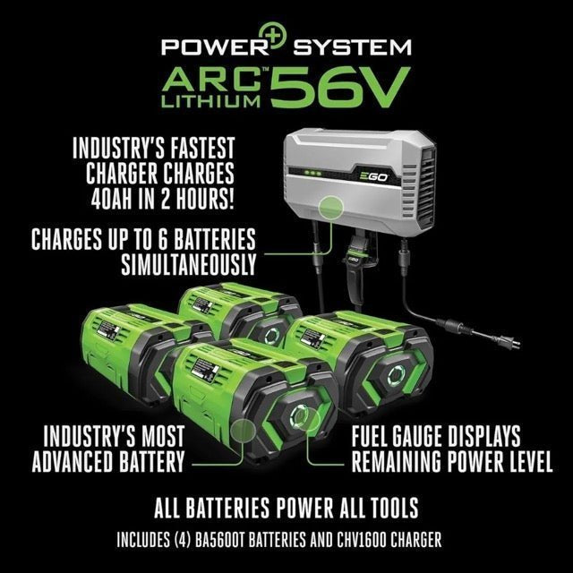 EGO Power ZT4204L 42-Inch 56-Volt Lithium-ion Cordless Z6 Zero Turn Riding Mower with (4) 10.0Ah Batteries and Charger Included image 2