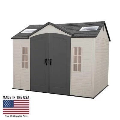 LIFETIME 10 FT. X 8 FT. OUTDOOR STORAGE SHED INSTALLATION INCLUDED image 0