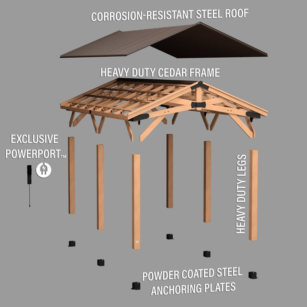 Norwood Carport/Gazebo 20×12 image 15