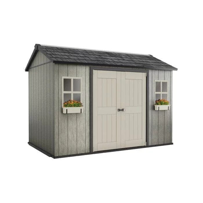 Oakland 11 ft. W x 7.5 ft. D Plastic Storage Shed image 6