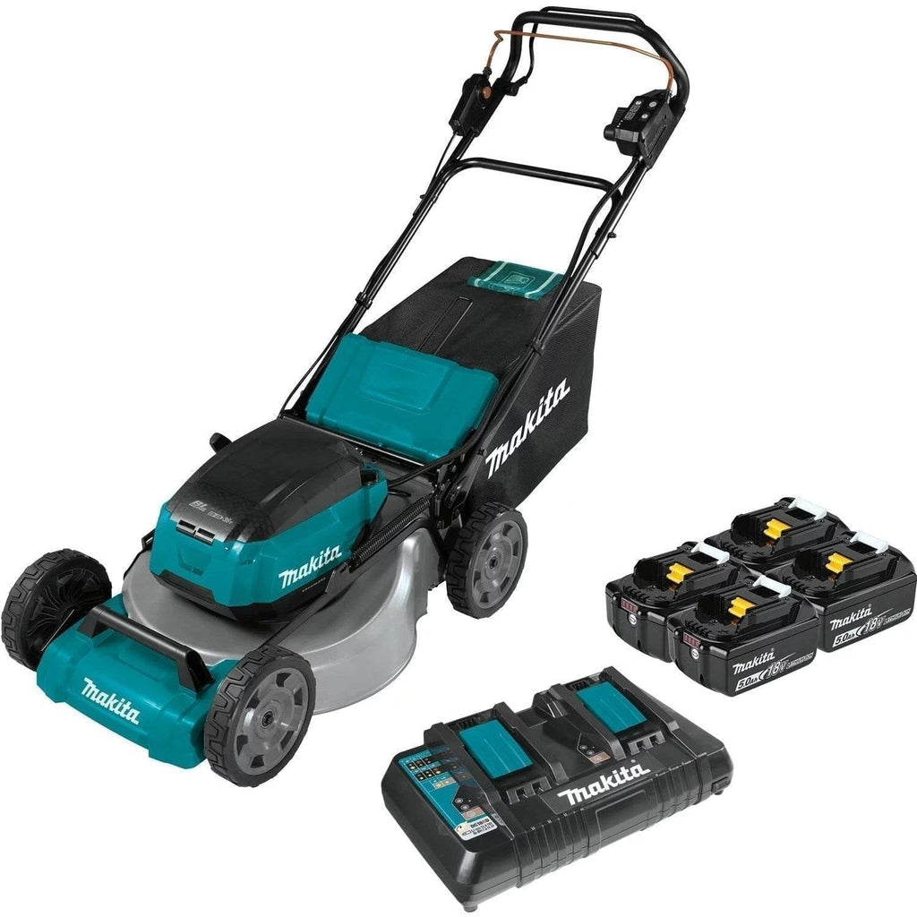 21 in. 18-Volt X2 (36-Volt) LXT Lithium-Ion Cordless Walk Behind Self Propelled Lawn Mower Kit with 4 Batteries (5.0 Ah) image 0