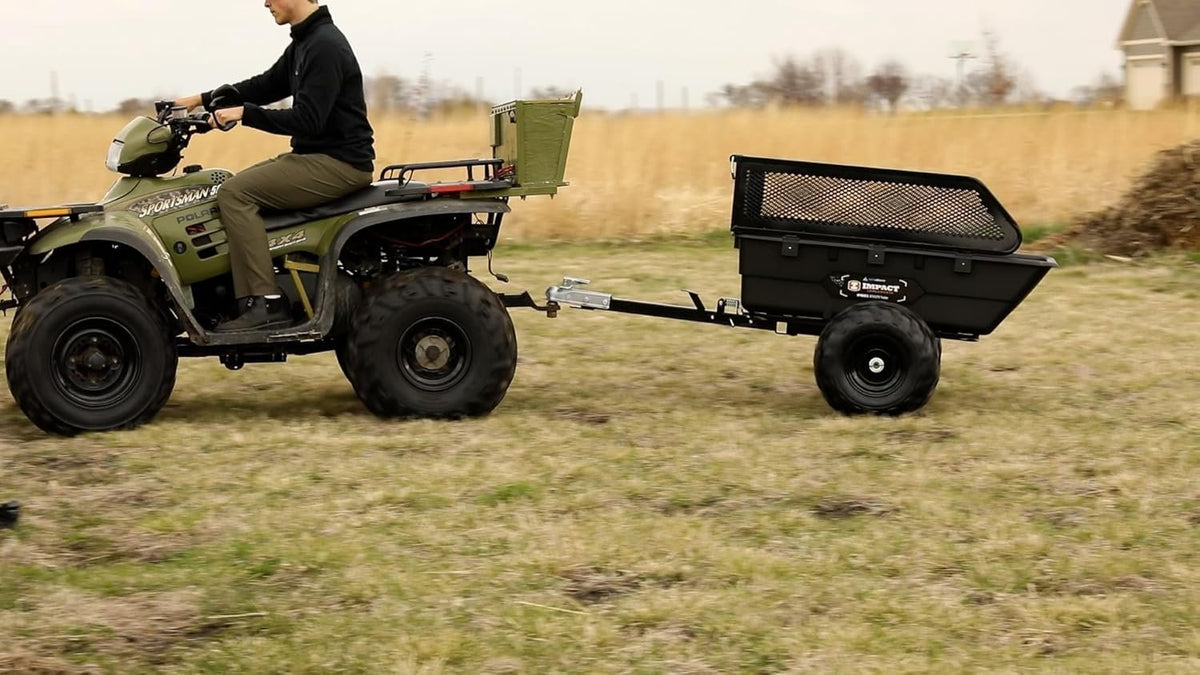 Impact Implements 1500 lb Utility Cargo Trailer with Pivot Dump for ATV, UTV, and Lawn Tractor image 16