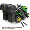 John Deere 42-inch Twin Bagger for 100 Series Tractors – Fast, Easy Attachment image 0