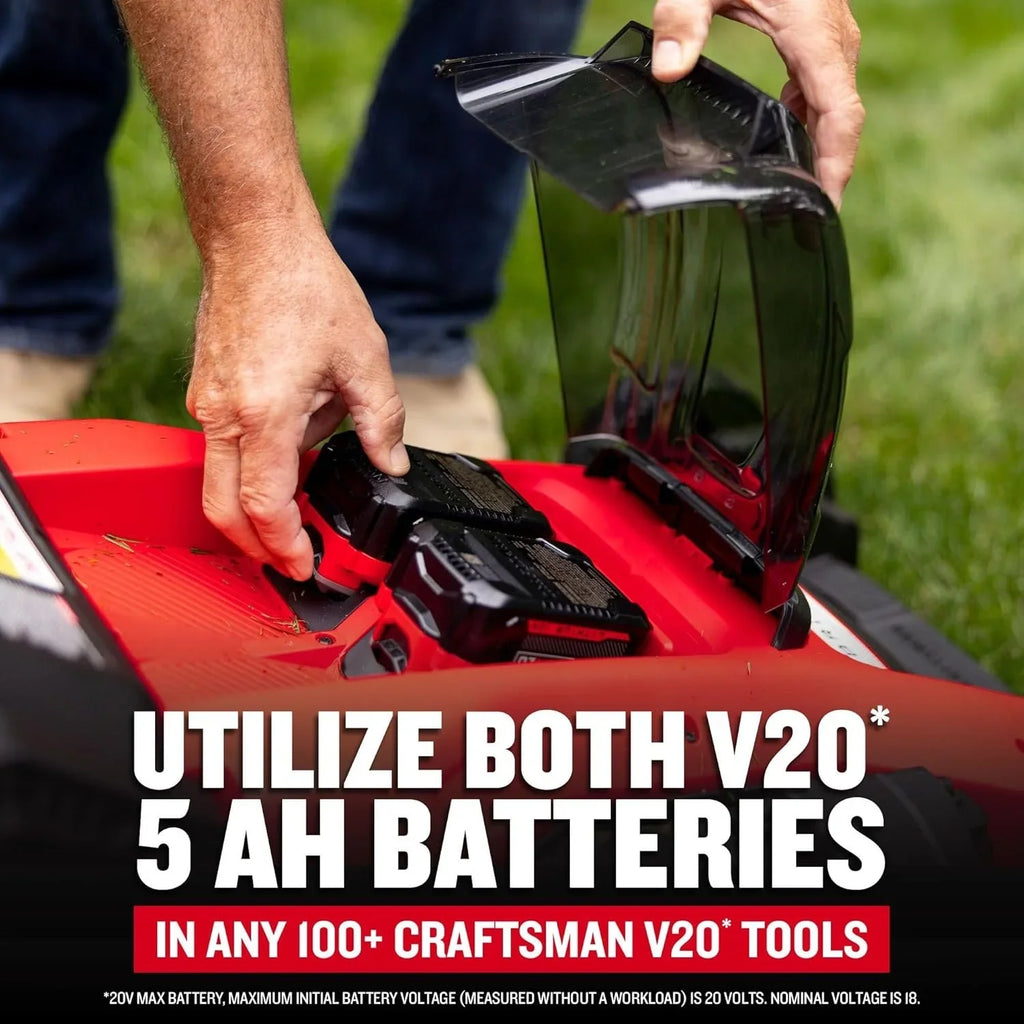CRAFTSMAN V20 Lawn Mower, Push Mowers. image 3