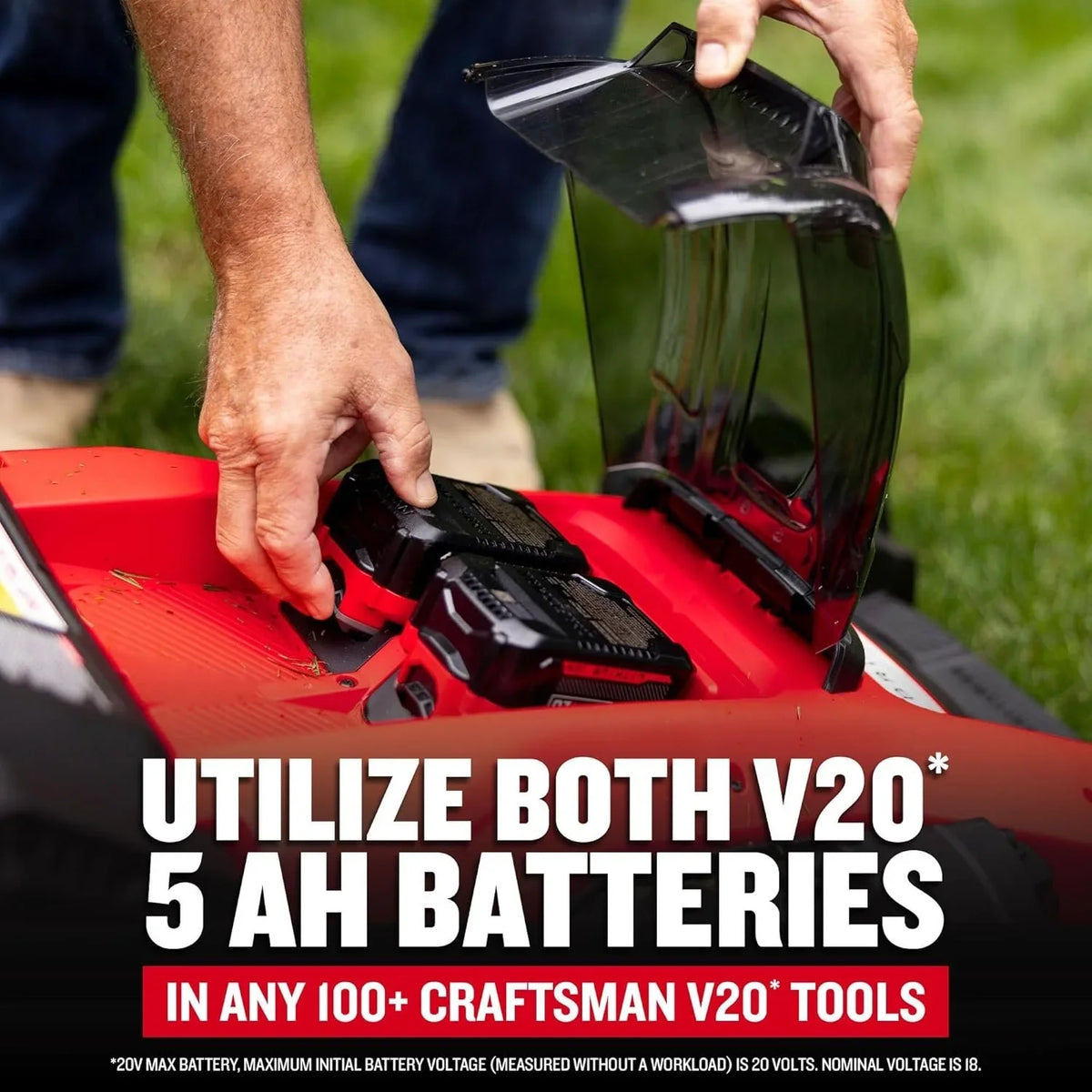 CRAFTSMAN V20 Lawn Mower, Push Mowers. image 3
