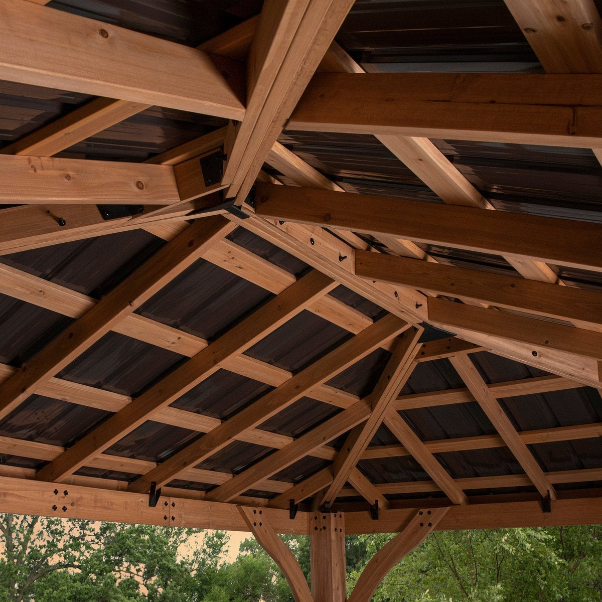 Cordova 14×10 Outdoor Gazebo with Steel Frame and Weather-Resistant Canopy image 5