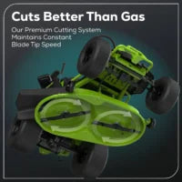 Greenworks 60V 42″ Cordless Battery CrossoverT Riding Lawn Mowers. image 4