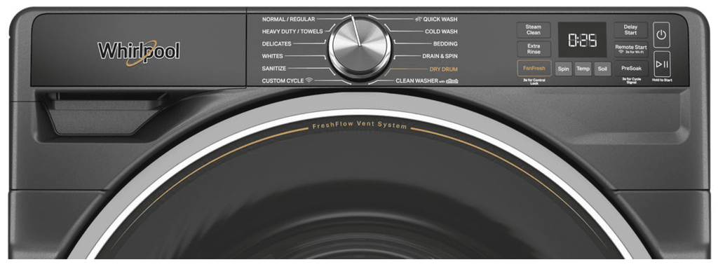 Whirlpool WFW6720RU 27-Inch 5.0 cu. ft. Smart Front Load Washer, White image 4