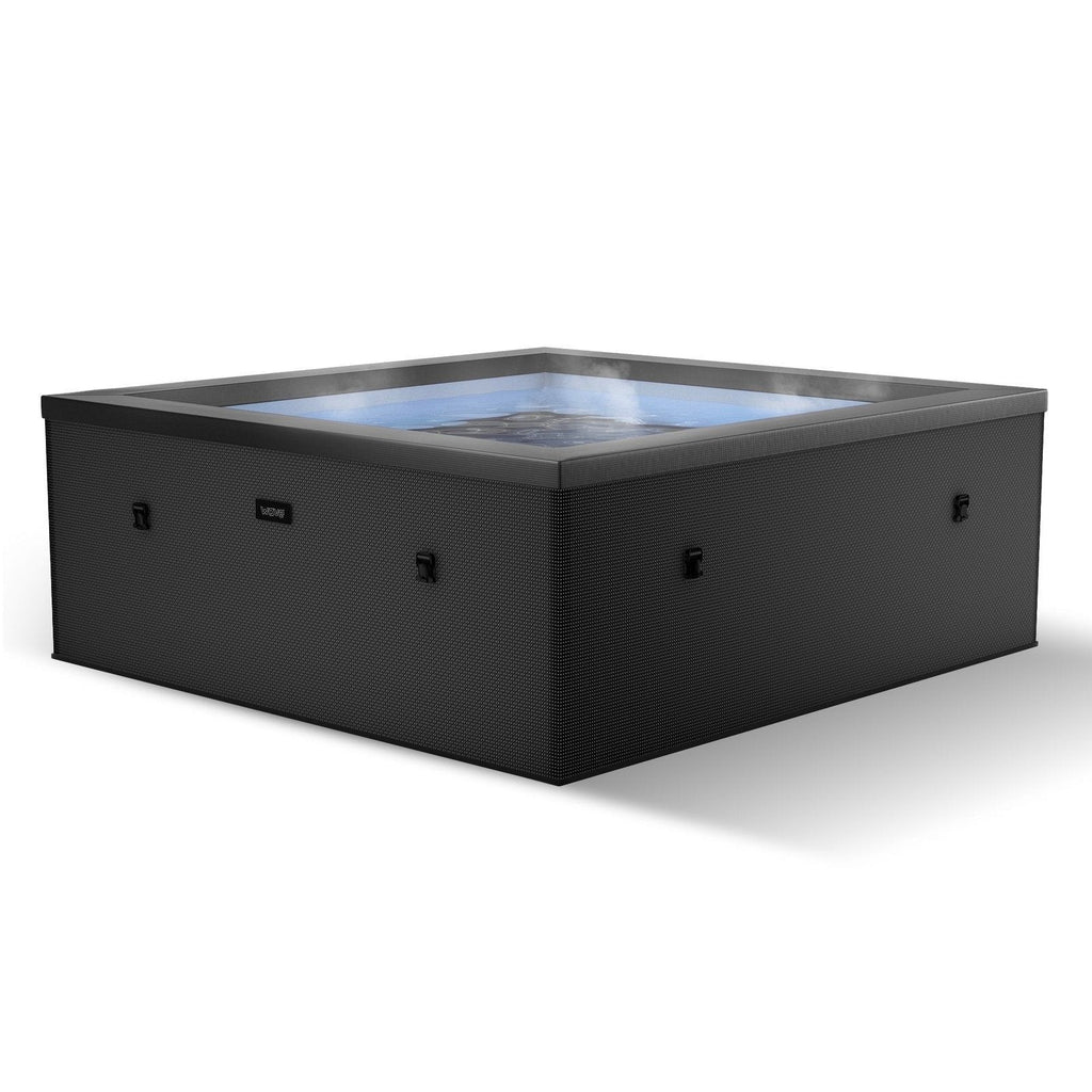 Wave Garda | 4-Person Eco Foam Hot Tub | Integrated Heater | Charcoal Black image 0