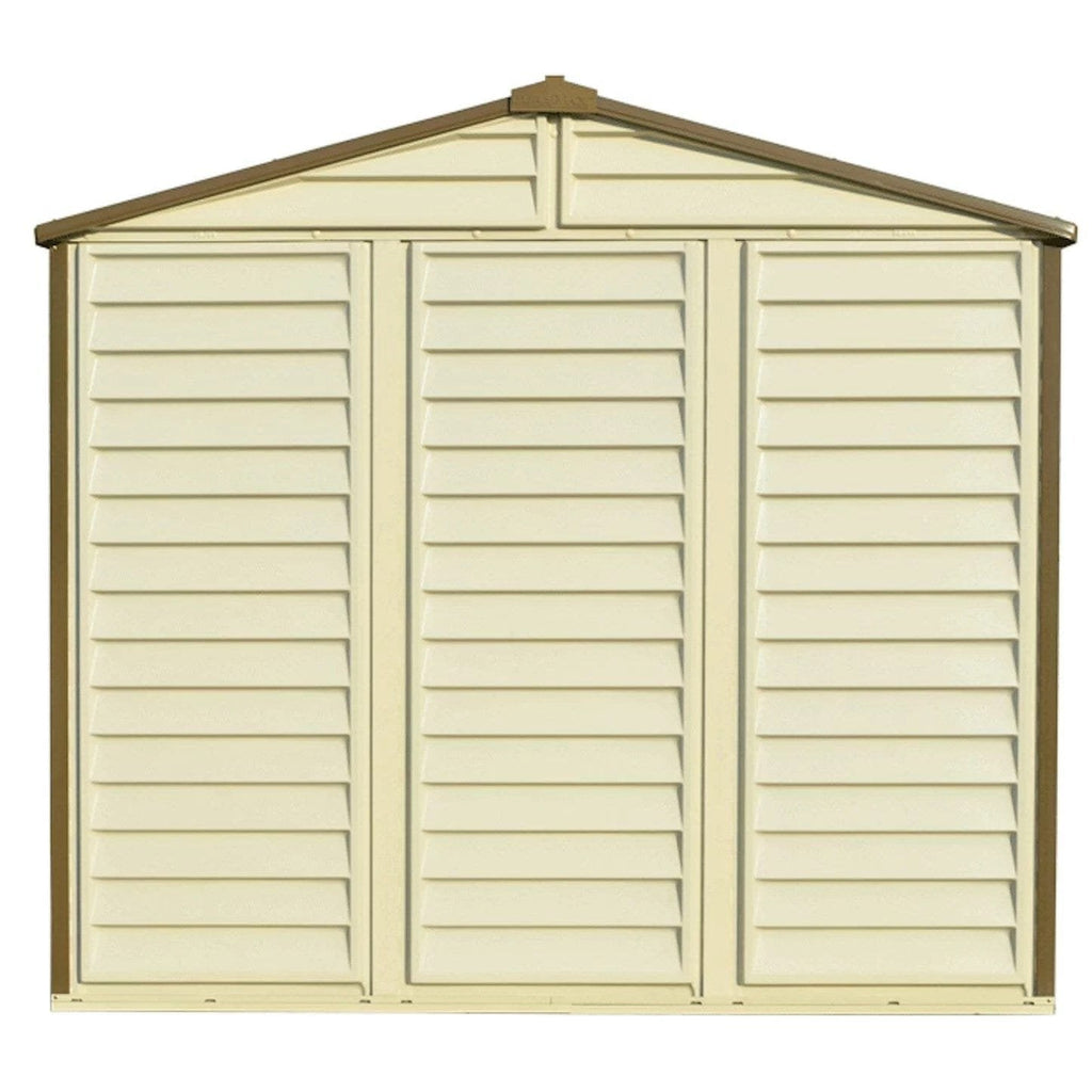 DuraMax 8ft x 6ft Storeall Vinyl Shed with Foundation Kit and window image 5