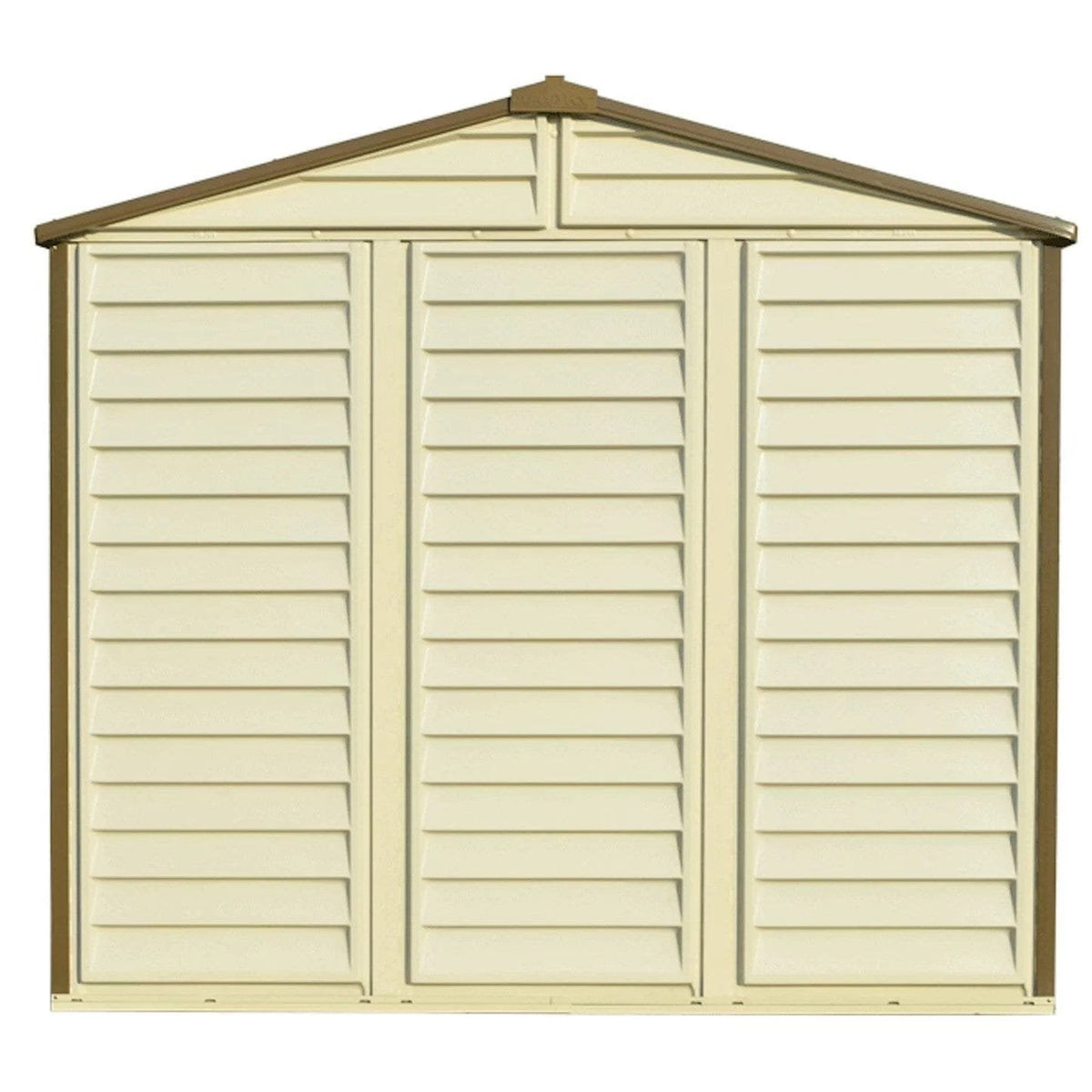 DuraMax 8ft x 6ft Storeall Vinyl Shed with Foundation Kit and window image 5