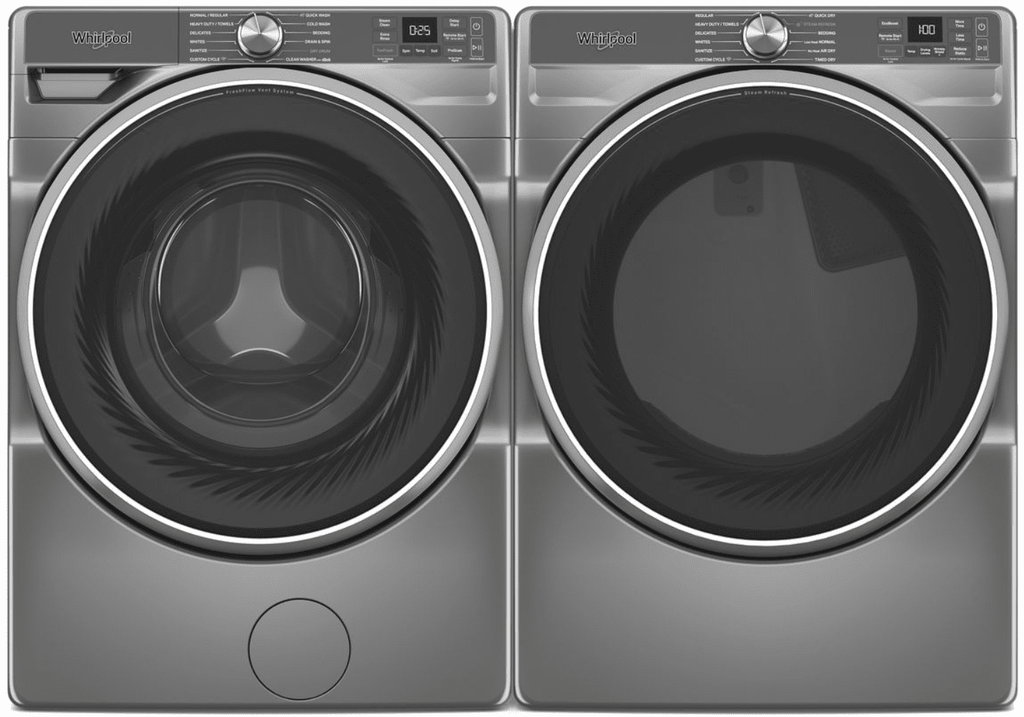 Whirlpool WFW6720RR, 27-Inch, 5.0 cu. ft. Smart Front Load Washer, FreshFlow Vent System, Silver image 4