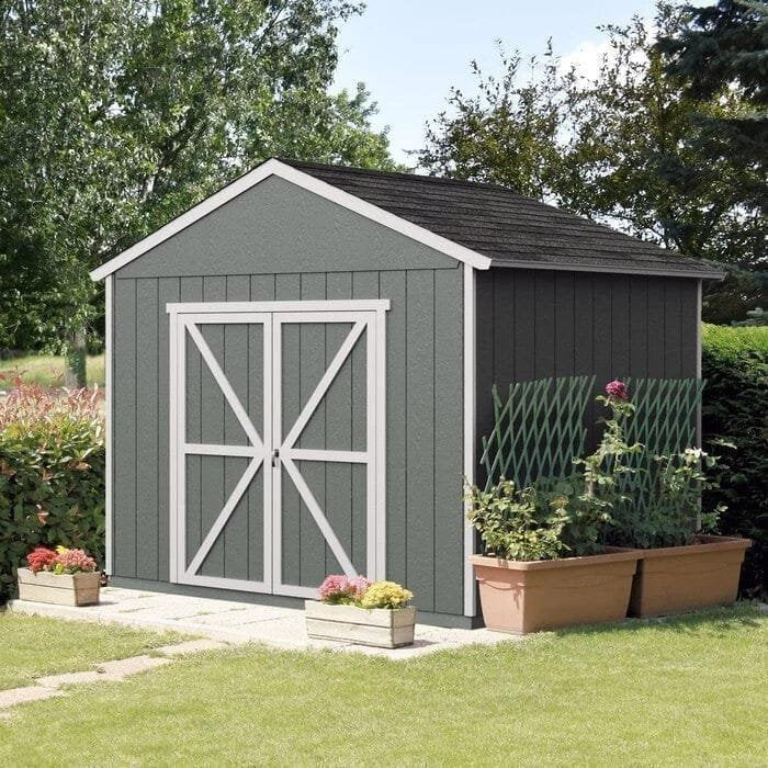 Rookwood 10 ft. W x 8 ft. D Solid + Manufactured Wood Storage Shed with Floor image 3