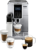 De’Longhi – Dinamica Espresso Machine with 15 bars of pressure and LatteCrema Fully Automatic Milk Frother – Silver image 0