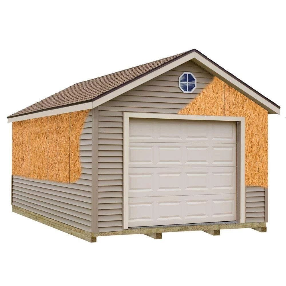 Best barns Greenbriar 12’x20′ Wood Garage Barn Kit-Installation Included image 0