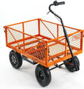 SuperHandy Electric-Assist Garden Cart, 5.7 Cu Ft, 440 lbs Load, All-Terrain Wheels image 0
