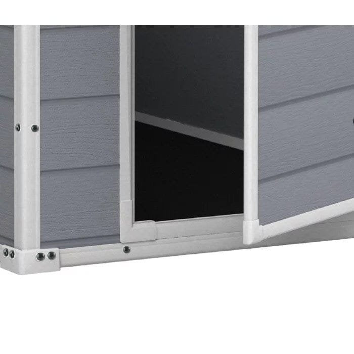 Keter Manor 4 ft. W x 6 ft. D Vertical Resin Outdoor Storage Shed Ideal For Patio Installation Included image 3