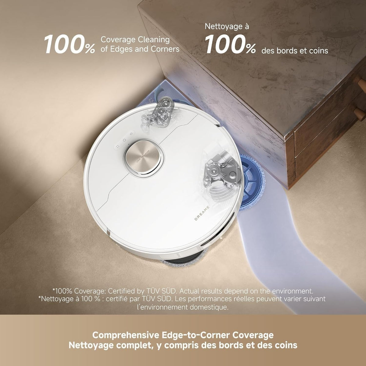 DREAME L50 Ultra Robot Vacuum & Mop, 19,500Pa, Auto-Empty image 5