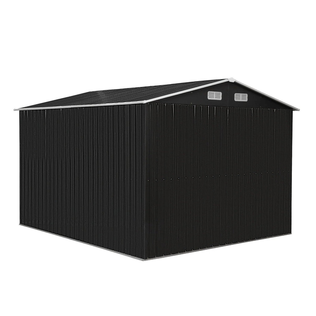 8′ x 10′ Tool Storage Shed Charcoal Black image 3