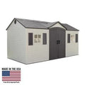 Lifetime Storage Shed: lifetime Garden Building Shed – 15′ X 8′ – Gray image 0