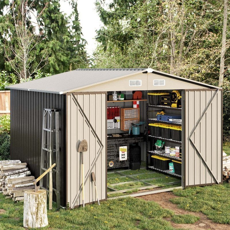 10 ft. W x 8 ft. D Storage Shed image 2