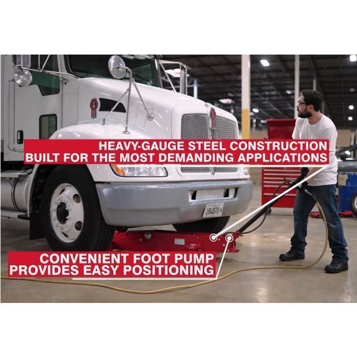 AFF 10-Ton Long Chassis Air Assist Service Jack image 1