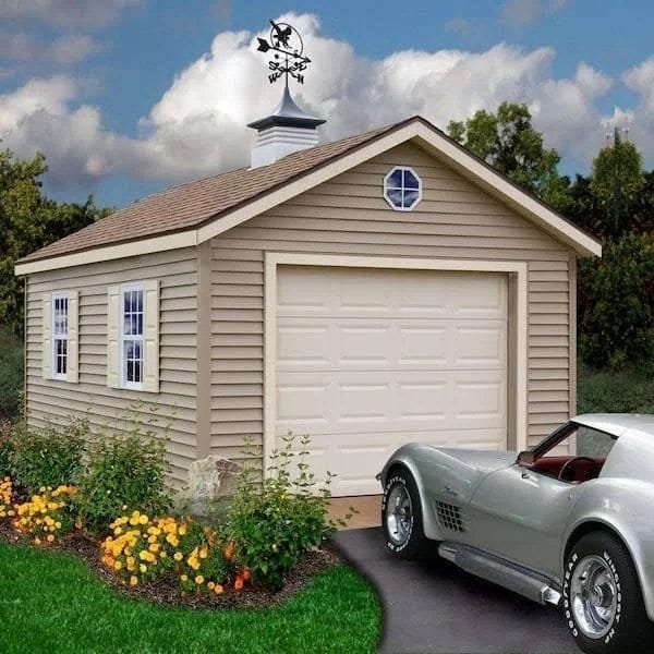 Best barns Greenbriar 12’x24′ Wood Garage Barn Kit-Installation included image 4