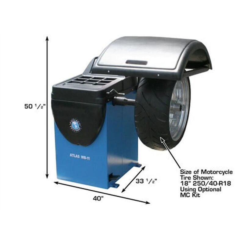 Atlas WB11 Self-Calibrating Computer Wheel Balancer