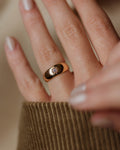 Bette 1888 Antique 18ct Gold Star Set Diamond Single Stone Ring
