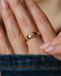 Alfreda 1897 Antique 18ct Gold Star Set Diamond Ring