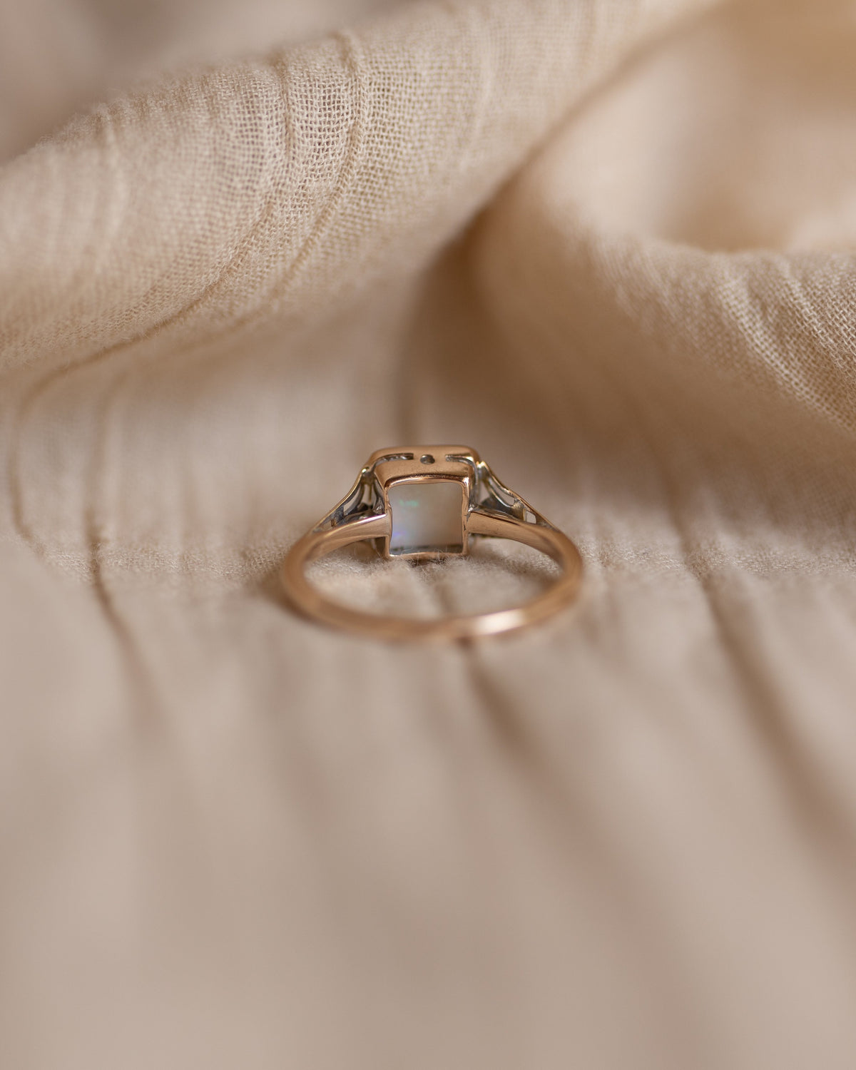 Janet Antique Art Deco 9ct Gold Opal Single Stone Ring