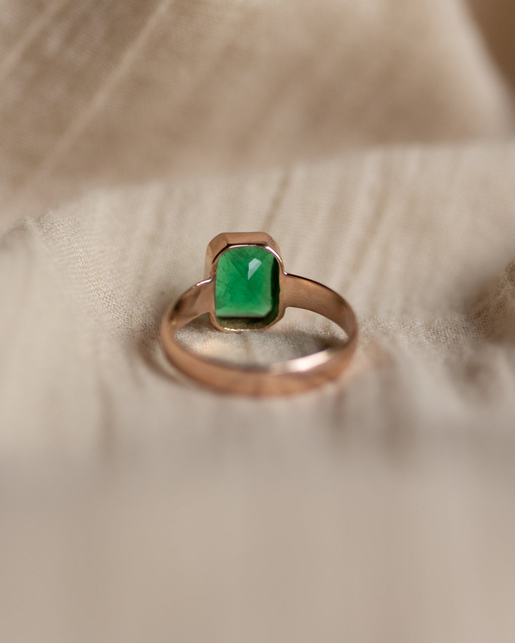 Seraphie 1905 Antique 9ct Gold Paste Single Stone Ring
