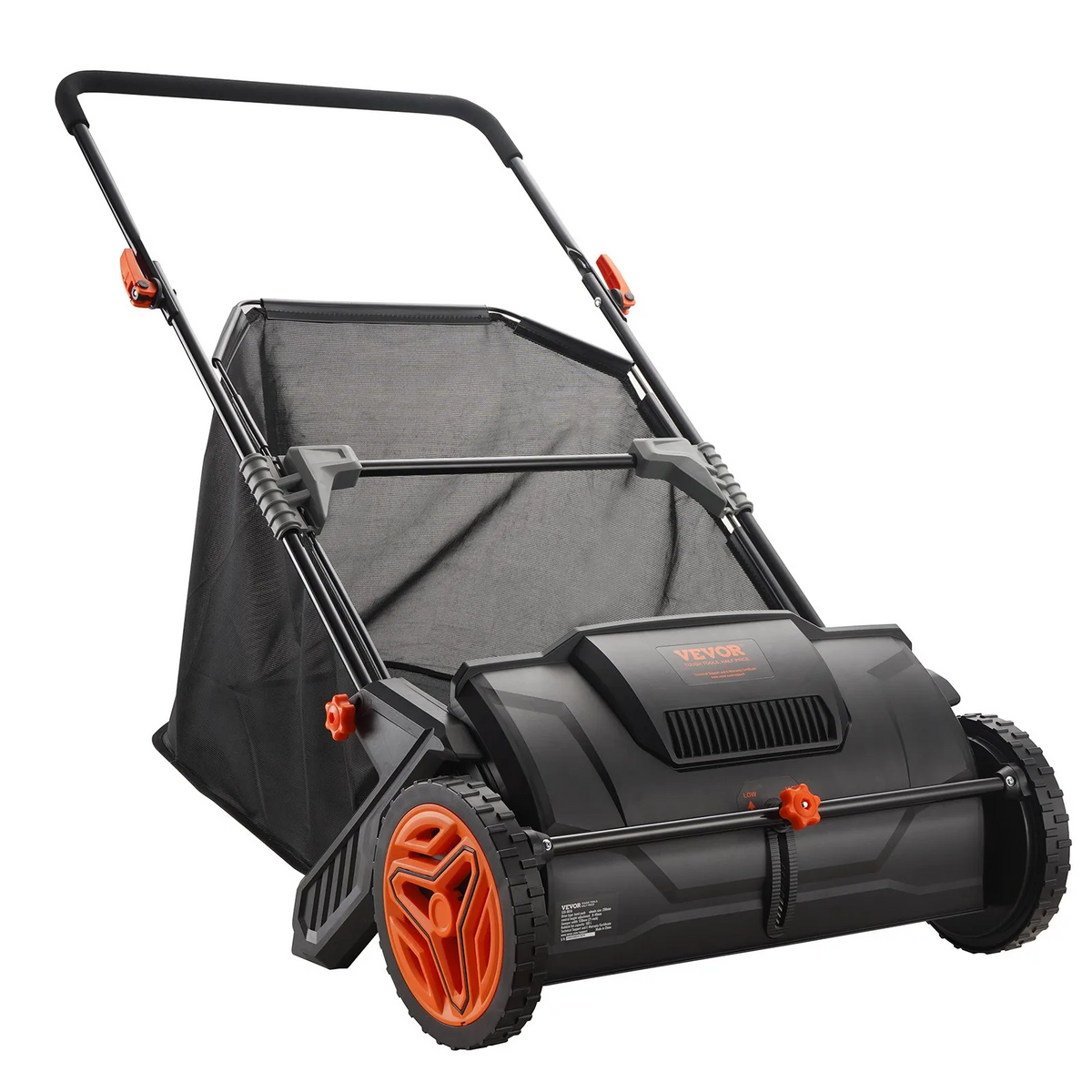 21-inch leaf and grass collector | Push Lawn Sweeper