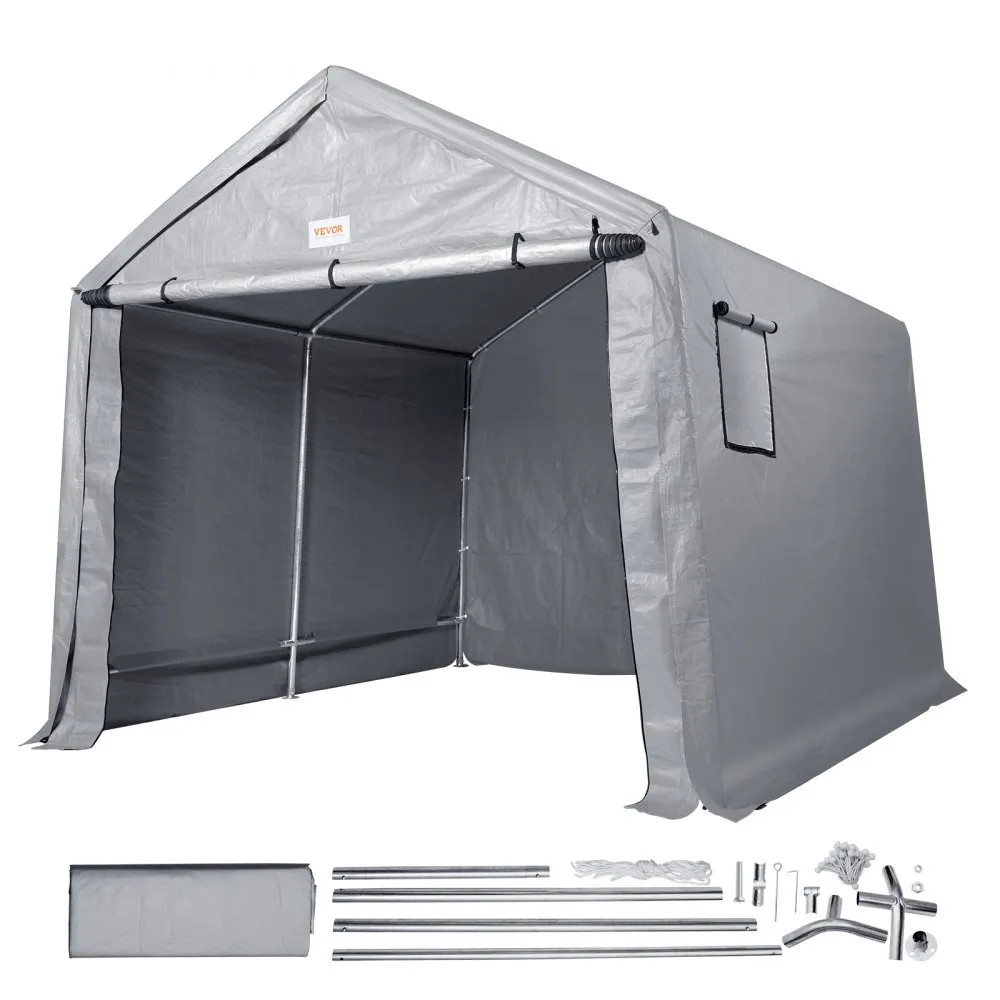 10 x 10 x 8.5 ft Heavy-Duty Portable Storage Shed