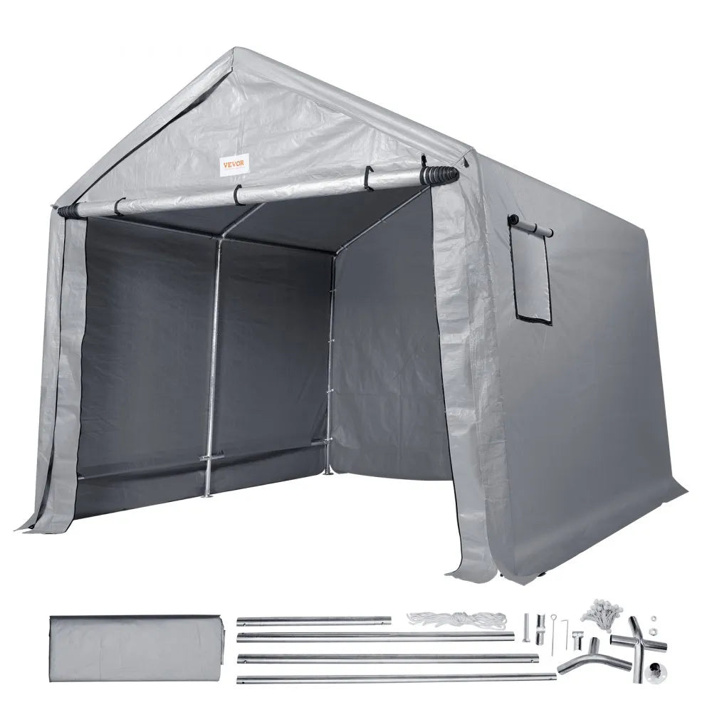 10 x 10 x 8.5 ft Heavy-Duty Portable Storage Shed